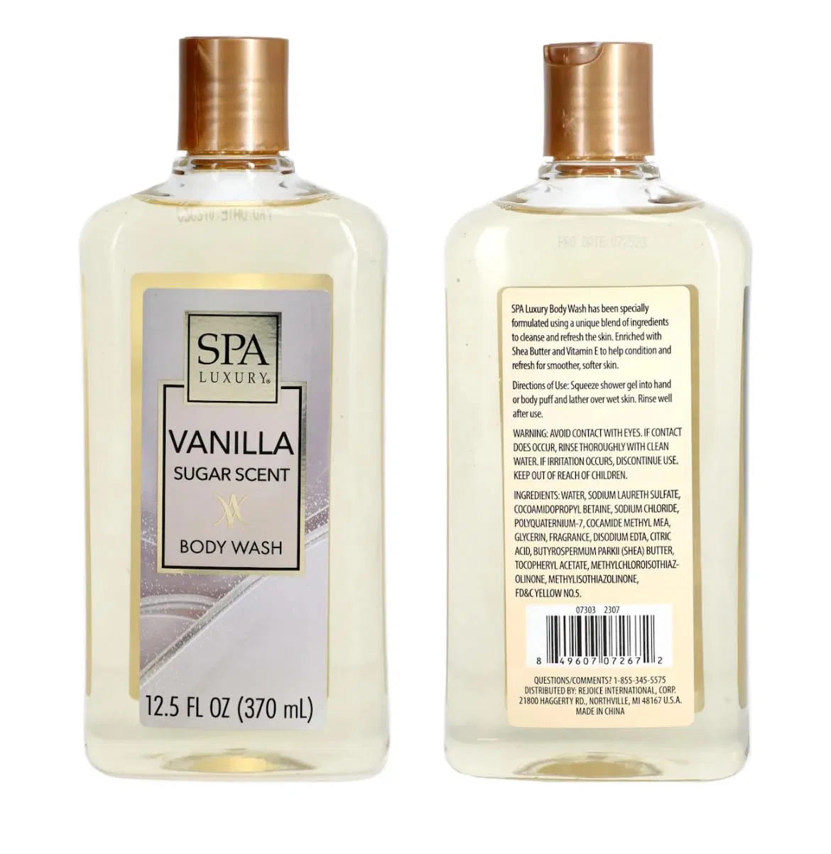 Гель для душа Sugar and Vanilla, Spa Luxury, 12.5 мл