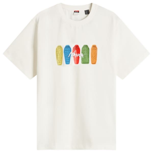 

Эко-Гибридный спальный мешок, футболка Nanga, белый