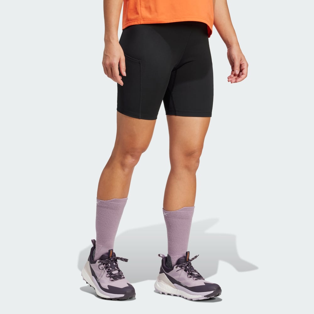 Спортивные шорты-леггинсы Adidas Terrex Multi 8-Inch Tight Shorts, черный — фото 3