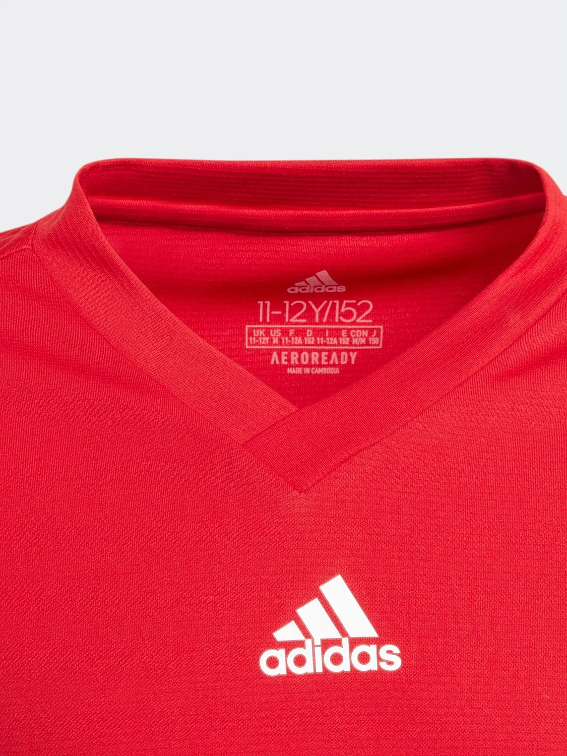 Футболка с длинным рукавом Team Base adidas, красный — фото 3