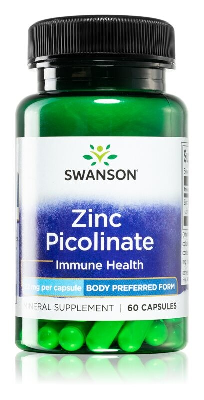 

Поддерживающие функции организма Swanson Zinc Picolinate