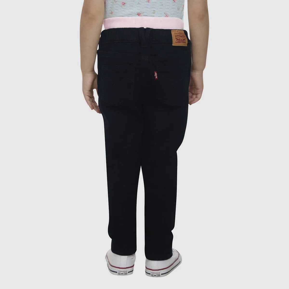 Узкие джинсы Brandi для девочек 2-4 лет Levi's, Black - Charcoal — фото 4