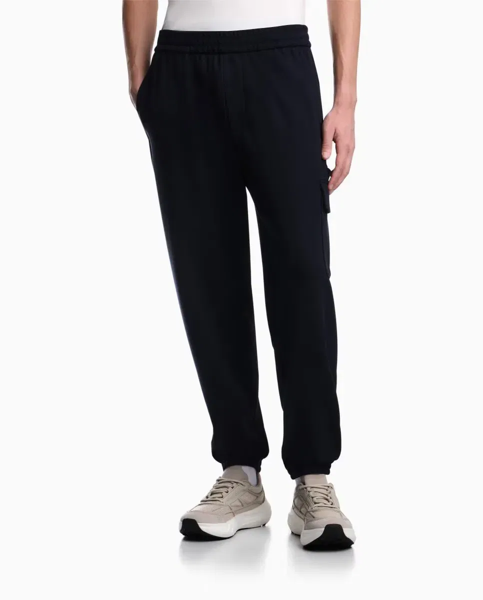 Мужские спортивные брюки с утяжкой внизу Pantalón sport de hombre Emporio Armani, Azul Marino — фото 2