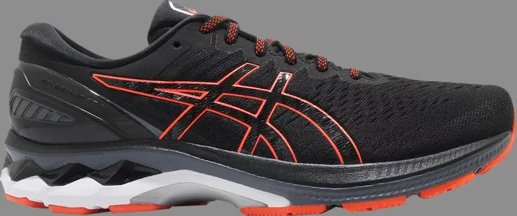 

Кроссовки gel kayano 27 4e wide 'black marigold orange' Asics, черный