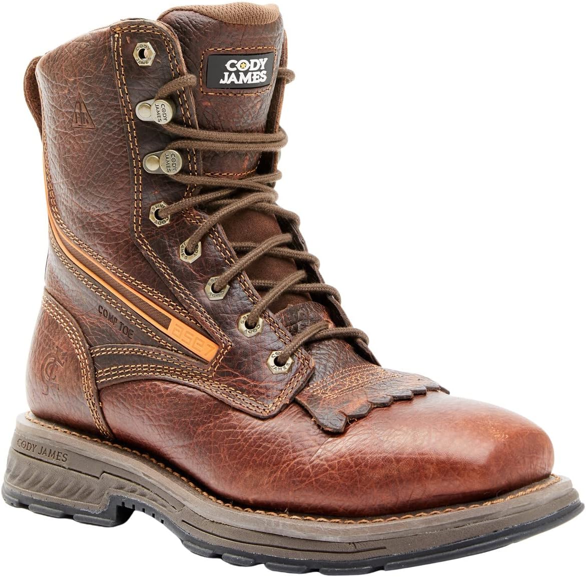 

Мужские ботинки Cody James 8 Ase7 Disruptor с нанокомпозитным носком - Bcjc0spw133, коричневый