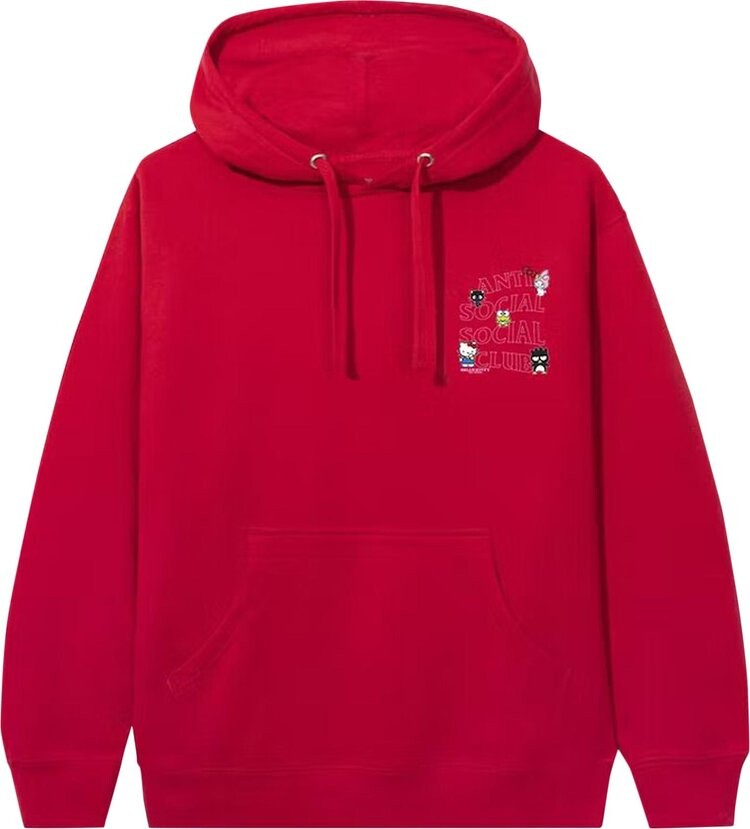 

Худи Anti Social Social Club x Hello Kitty And Friends Hoodie 'Red', красный