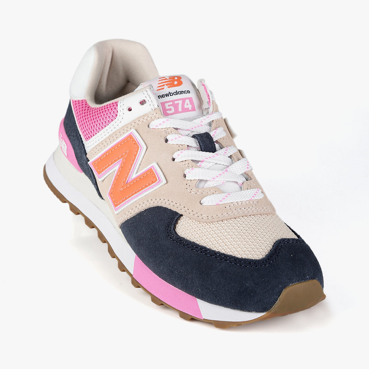 Кроссовки New Balance Wmns 574v2 Natural Indigo Vintage Rose, мультиколор — фото 2