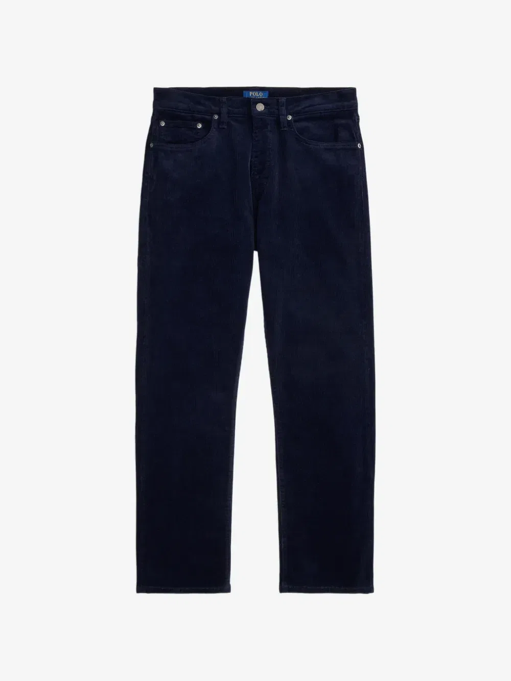 Брюки вельветовые прямого кроя Hampton POLO RALPH LAUREN, синий