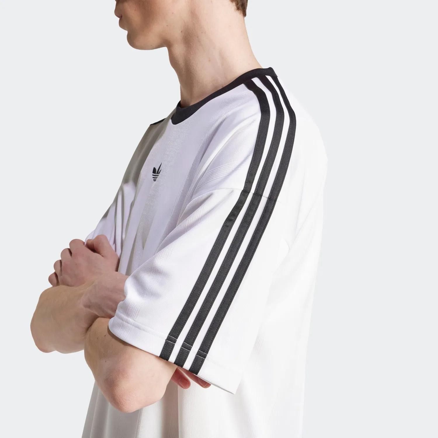 Мужская футболка с принтом Adidas Originals, White/Black — фото 4