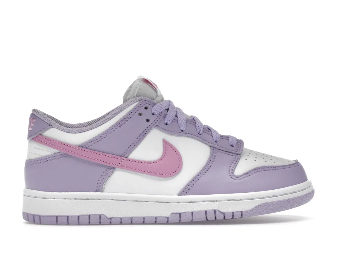 Детские кроссовки с низким верхом Nike Dunk Low Nike, Lilac Bloom/Pink