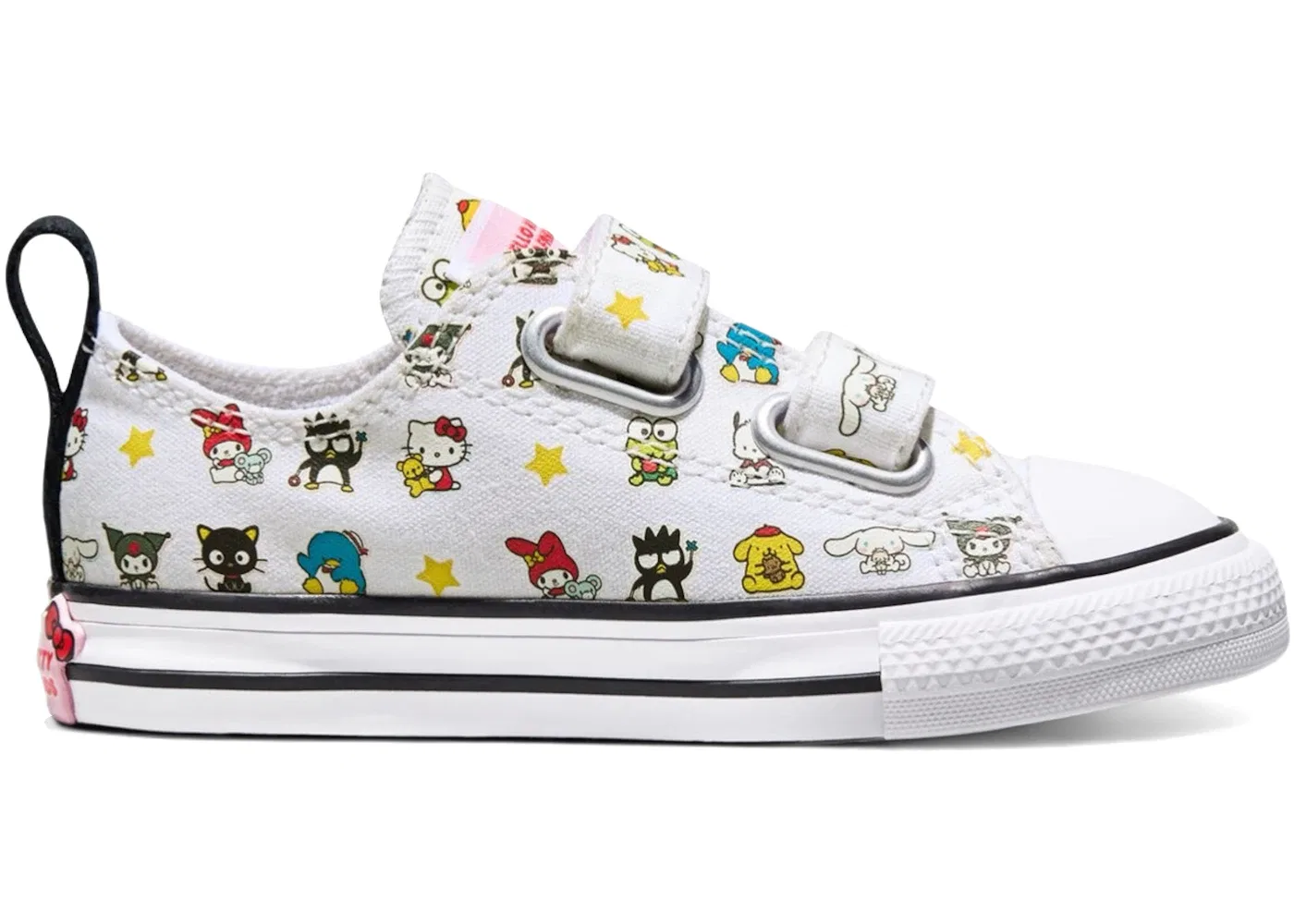 Детские кеды с принтом Converse Chuck Taylor All Star EasyOn Ox Hello Kitty and Friends All-Star BFFS Converse, White/Black/White