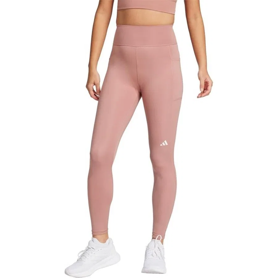Спортивные леггинсы с высокой посадкой, модель OTR 7/8 L, adidas, Розовый — фото 4
