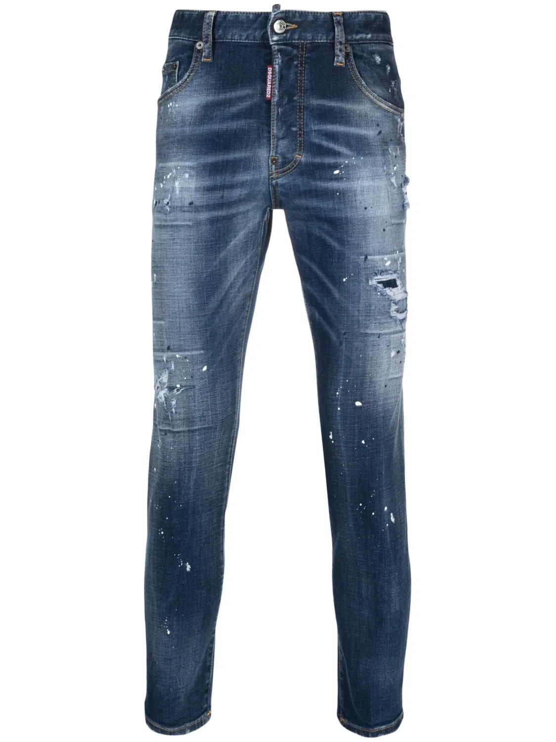 Джинсы скинни DSQUARED2, индиго-синий