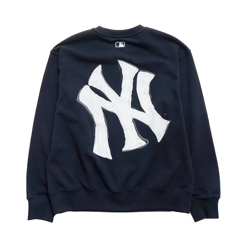 Детский свитшот с круглым вырезом New York Yankees MLB, New York Yankees/Black — фото 3