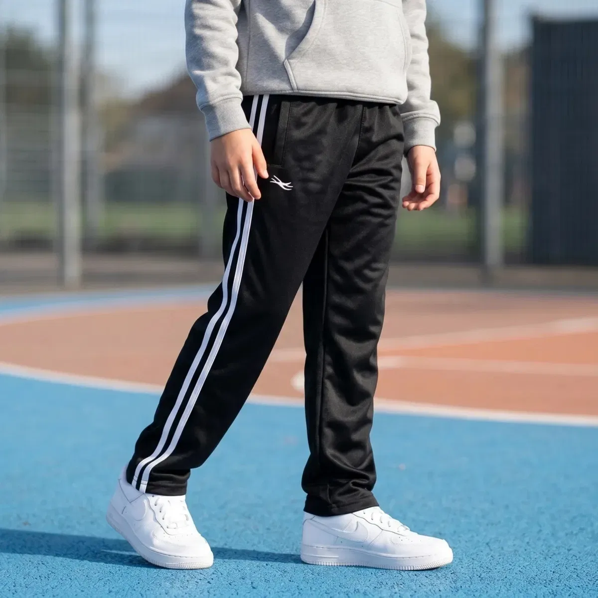 Детские спортивные штаны из 2 предметов с принтом Myshoestore, Black — фото 2