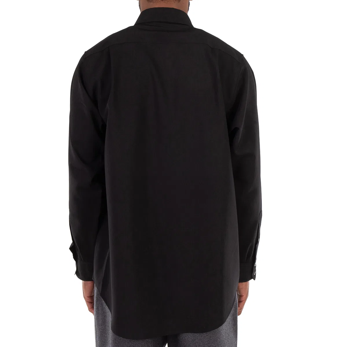 Рубашка с длинным рукавом Nature Print Woven Shirt Emporio Armani, Black — фото 4