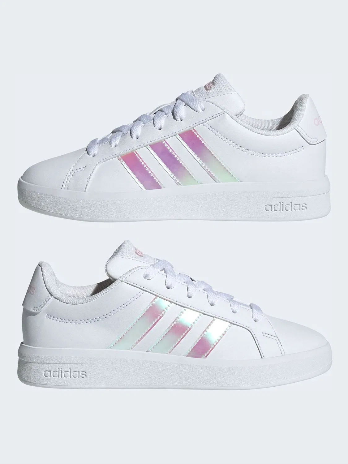 Кроссовки Grand Court 3.0 Junior adidas, белый — фото 2