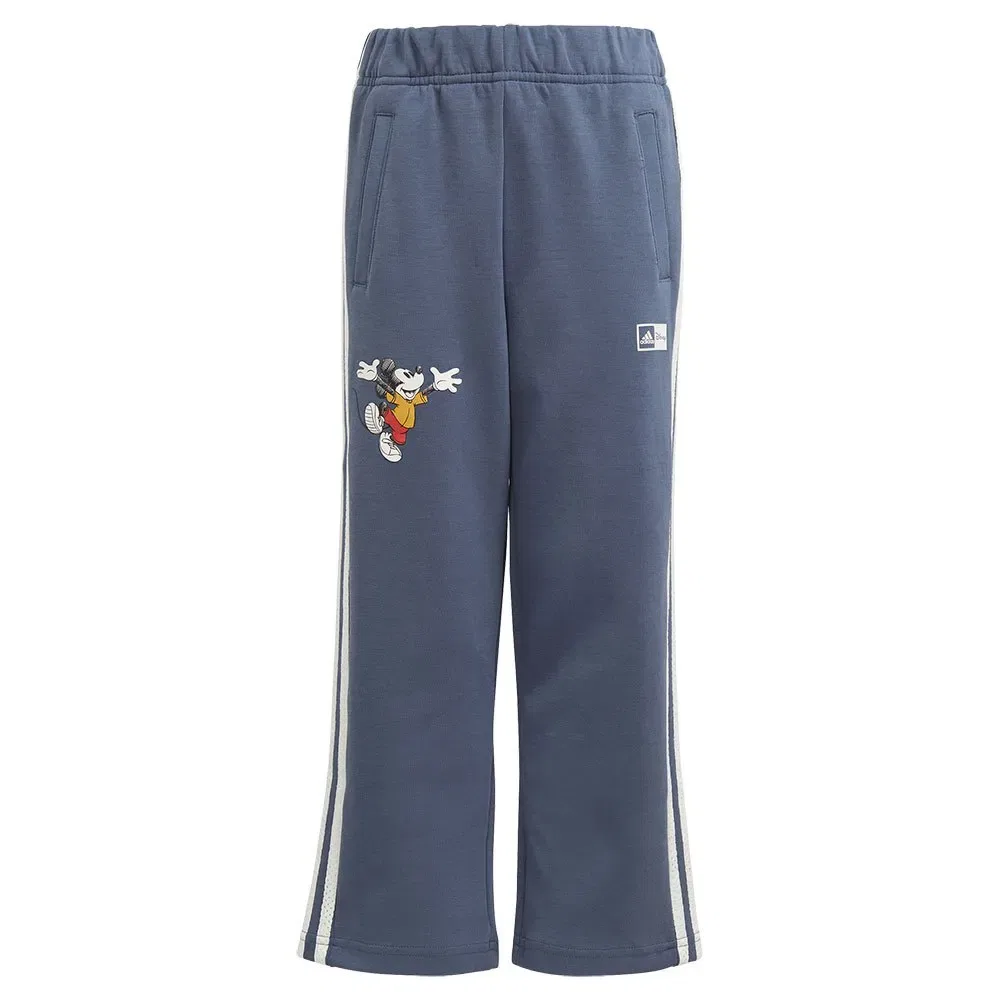 Детские брюки для девочек с принтом Mickey Mouse Adidas, Blue