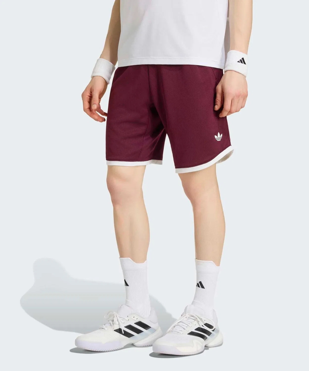 Мужские шорты с технологией Climacool, с контрастной отделкой, Tennis Classics, Adidas, Red