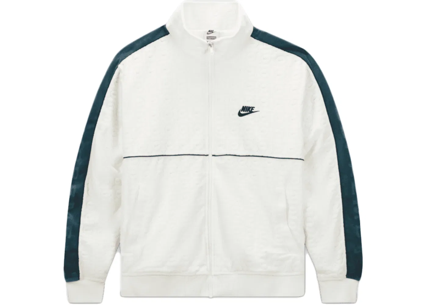 Мужская куртка из велюра Supreme Nike, White