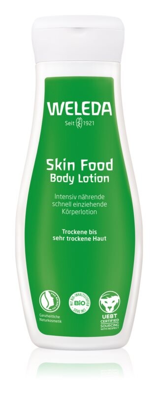 

Питательное и увлажняющее молочко для тела Weleda Skin Food
