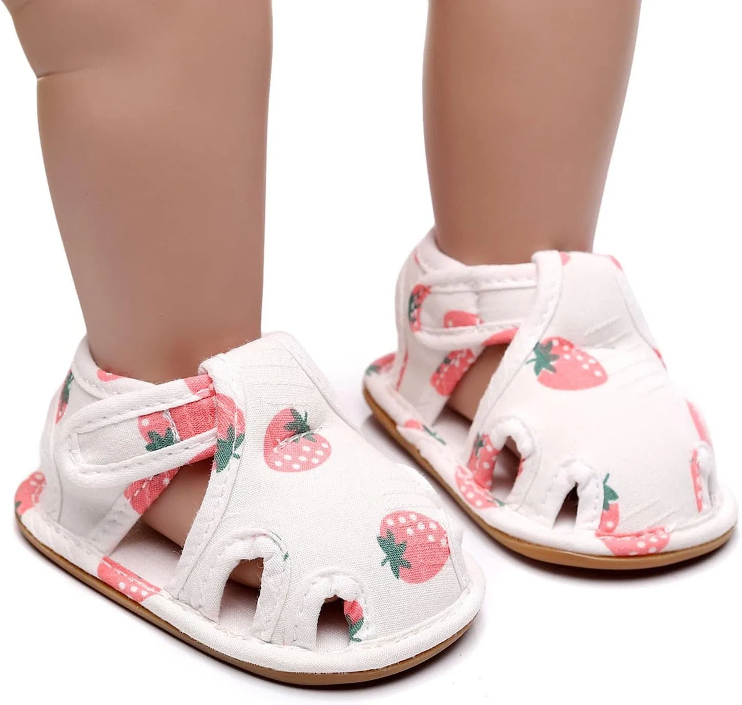 Детские кроссовки для мальчиков с мягкой подошвой Fruit White, Pink — фото 3