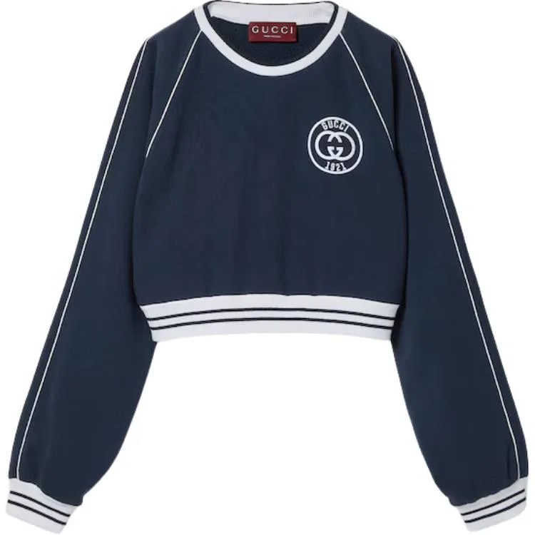 Женский свитшот GUCCI Lido, Marine Blue