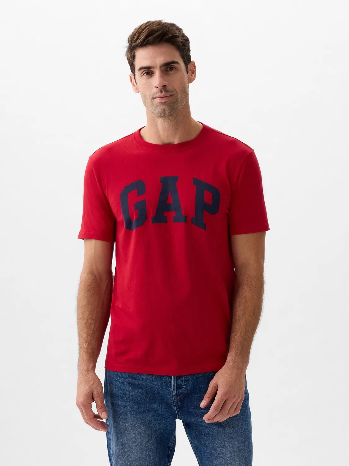 Футболка Everyday Soft Logo Gap, красный