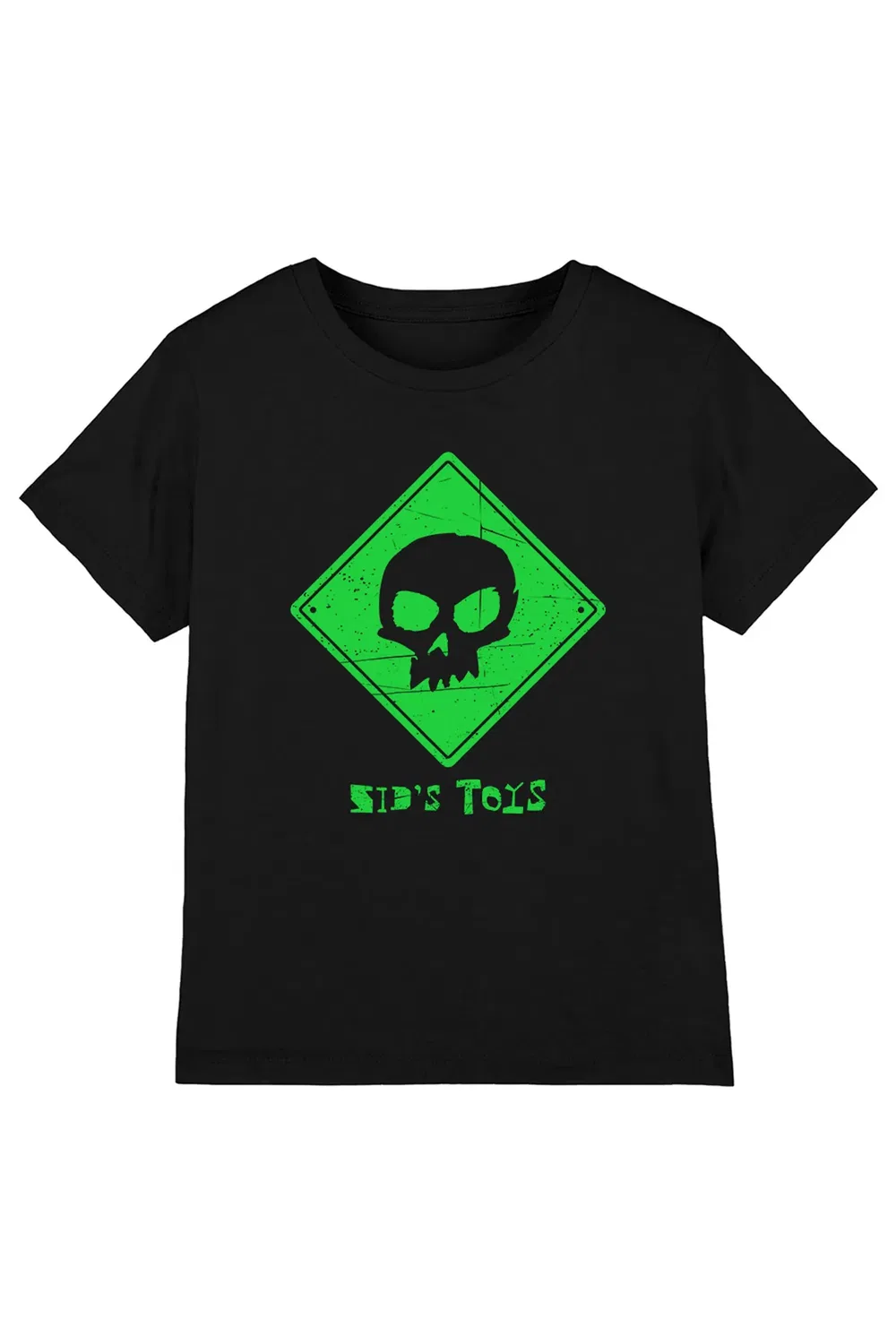 Детская футболка с принтом Toy Story Sid's Toys Logo Disney, Black