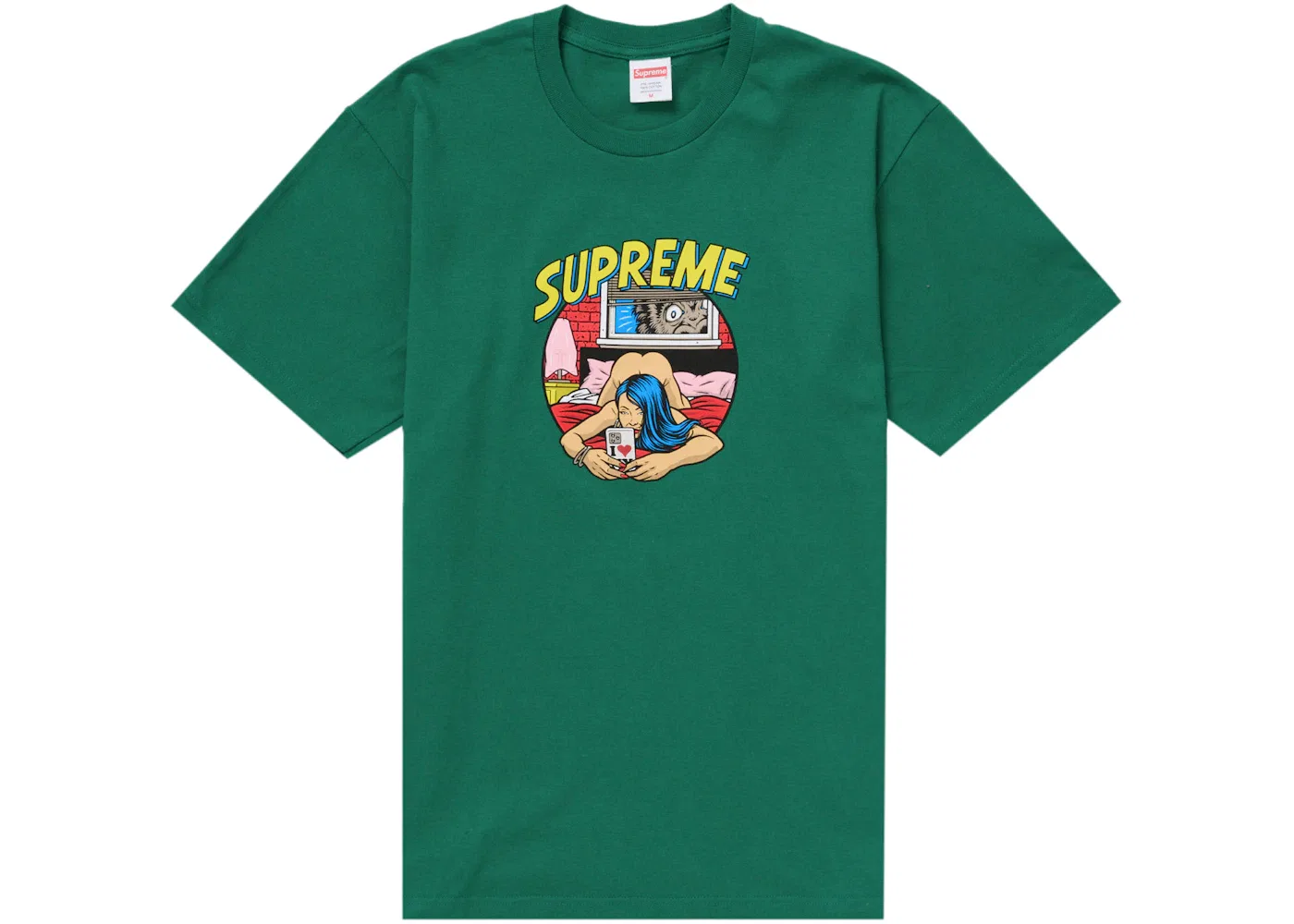 Мужская футболка с принтом Supreme Tee (SS25), Light Pine
