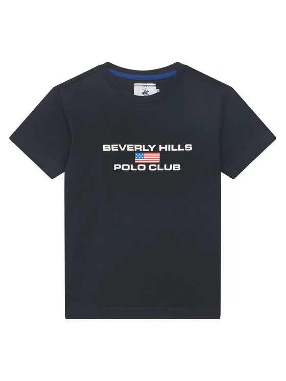 Футболка regular fit Beverly Hills Polo Club, темно-синий — фото 4