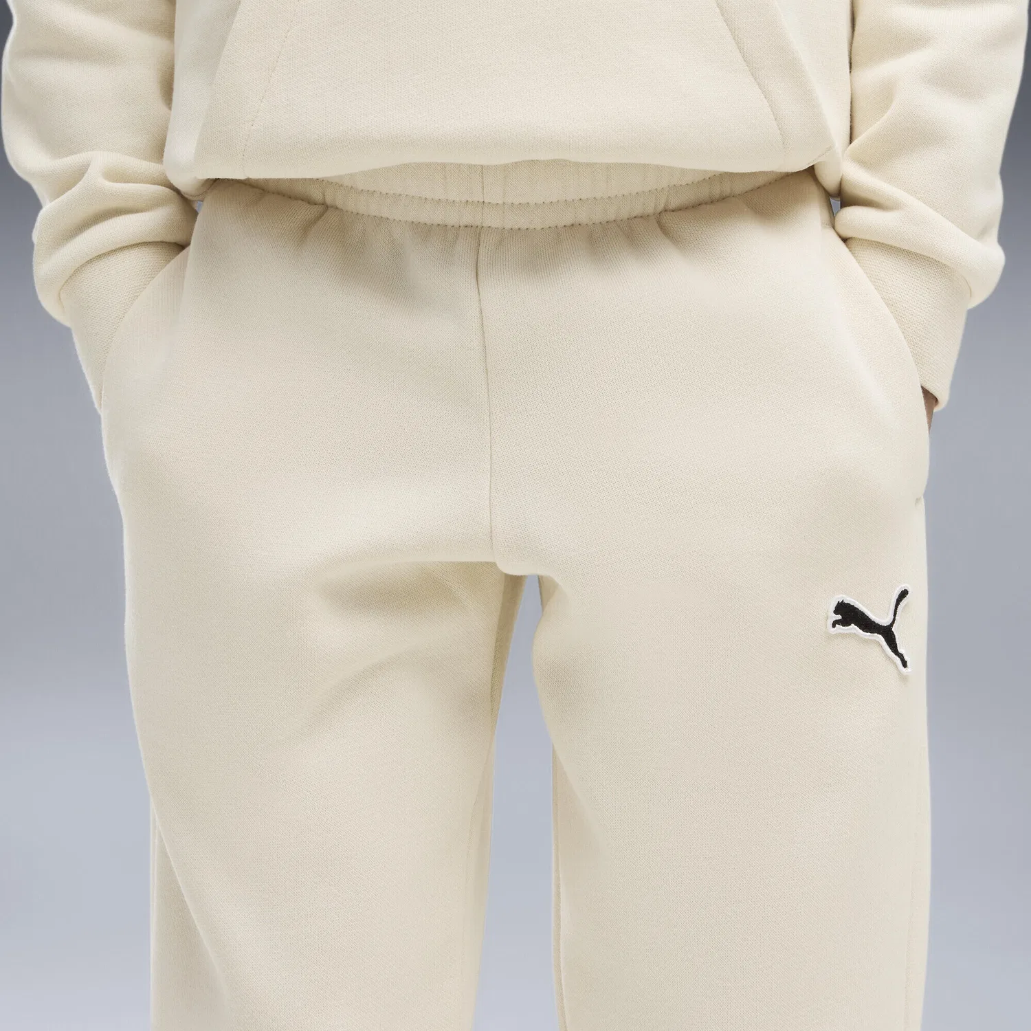 Детские штаны из флиса PUMA Cat Puma, Weiss — фото 3