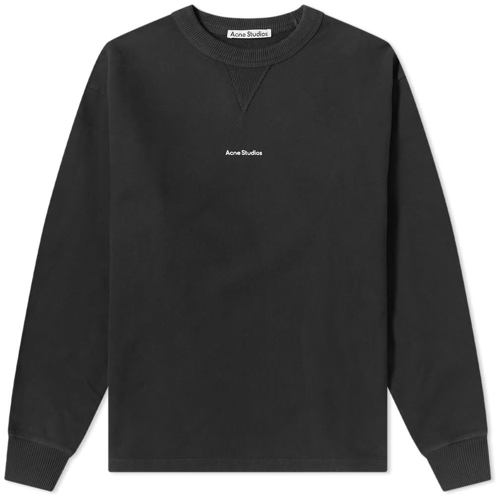 

Толстовка Acne Studios Fin Stamp Crew Sweat, Серый, Толстовка Acne Studios Fin Stamp Crew Sweat