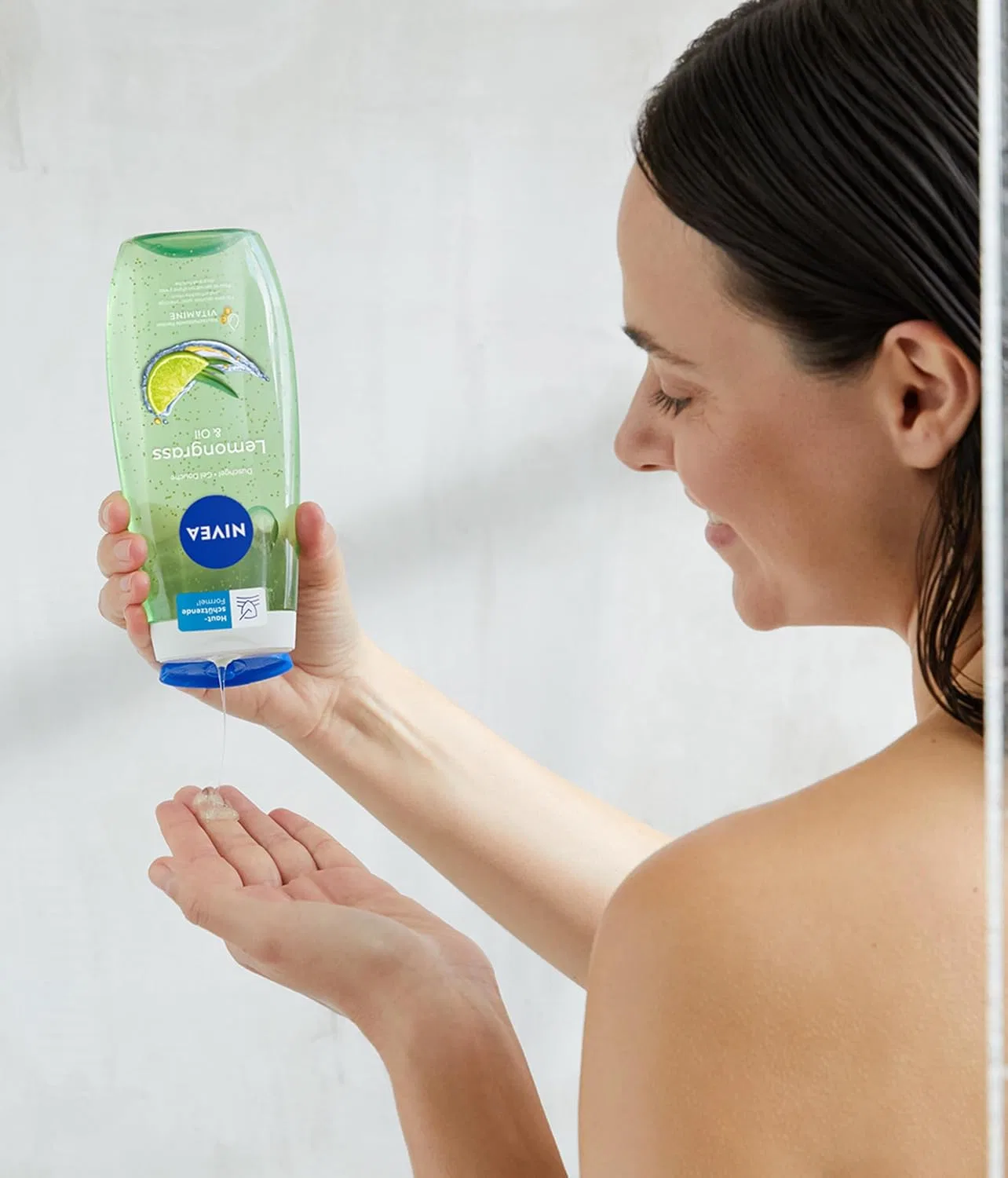 Гель для душа освежающий с лемонграссом и маслом NIVEA, 250 мл — фото 4