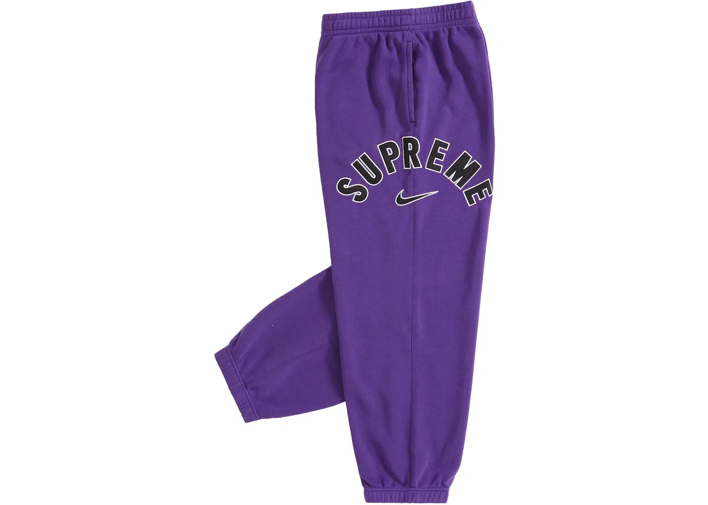Мужские спортивные штаны с логотипом Supreme Nike Arc Purple — фото 2