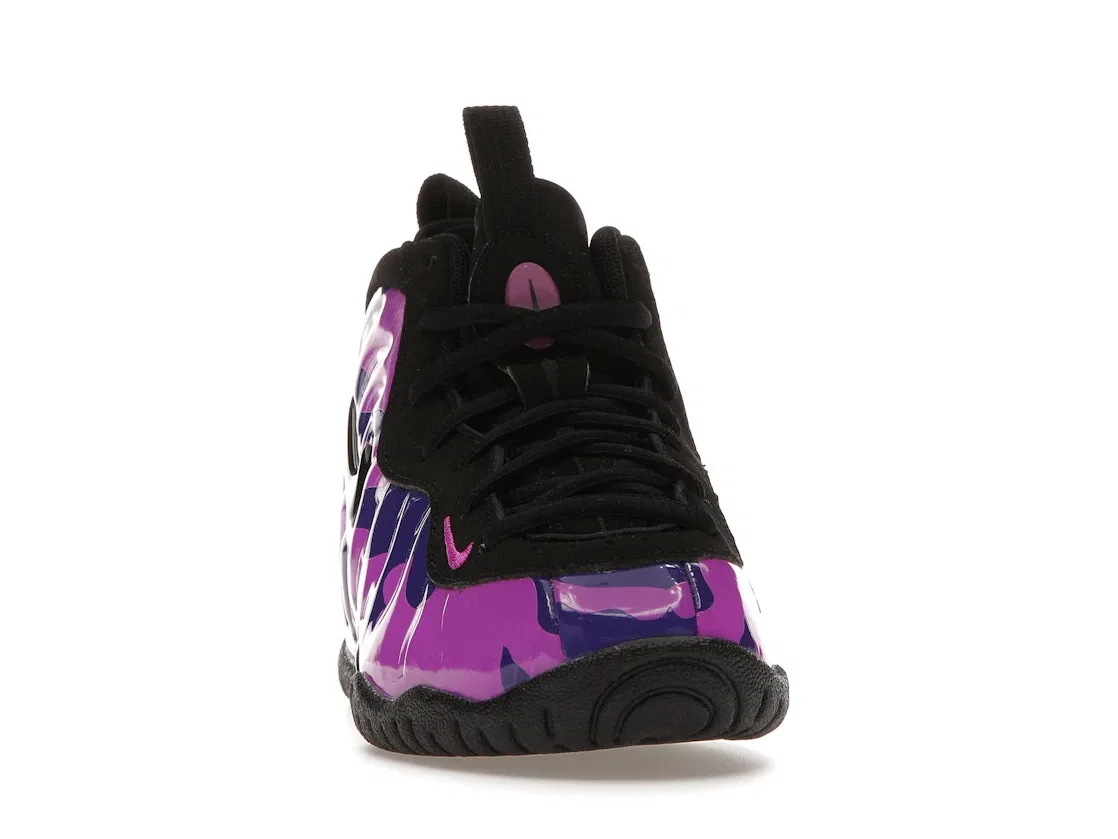 Детские кроссовки Lifestyle Nike Air Little Posite Pro, Black/Court Purple-Hyper Violet — фото 2