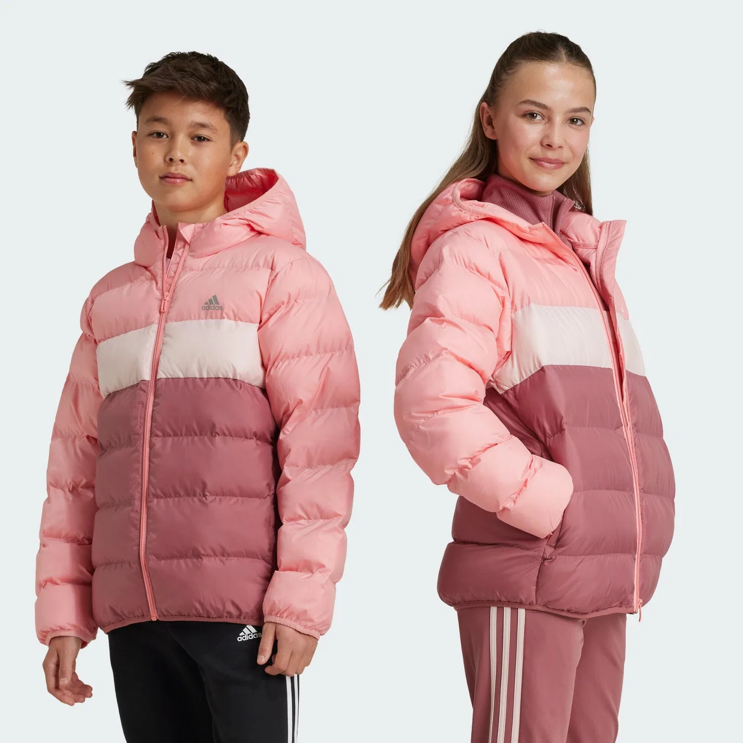 Детская утепленная куртка Synthetic Down Adidas, Rosa / Himbeerrosa