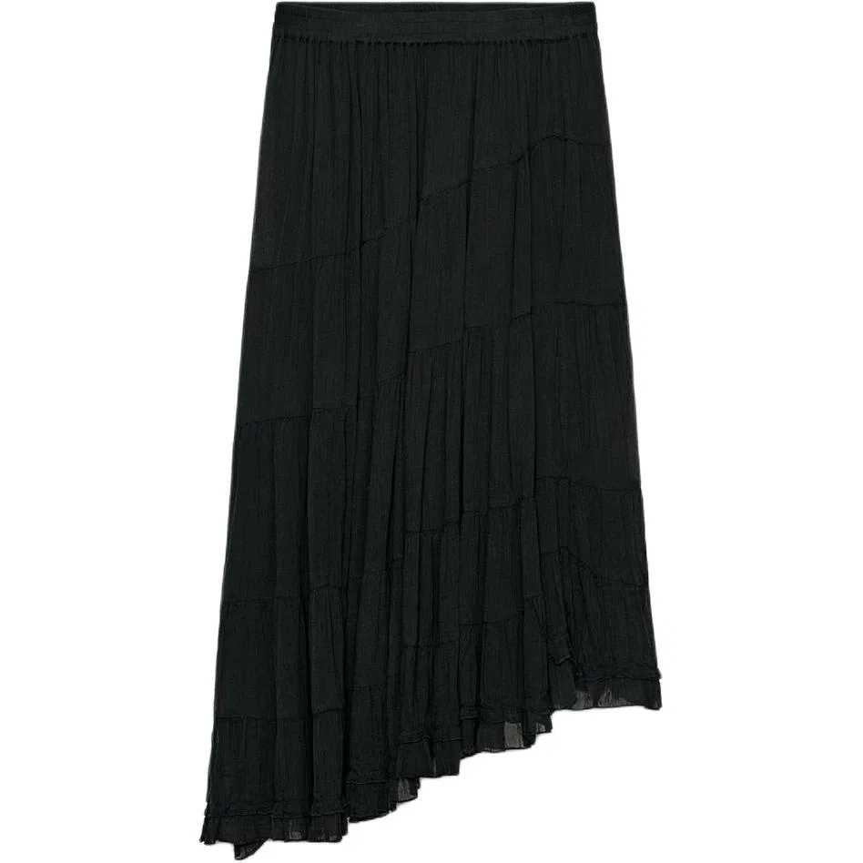 Женская длинная юбка повседневная Black ZARA, Black