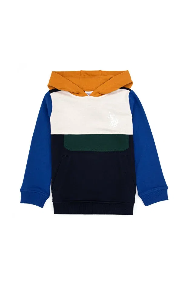 Детское худи для мальчиков с капюшоном U.S. Polo Assn., Navy Blue