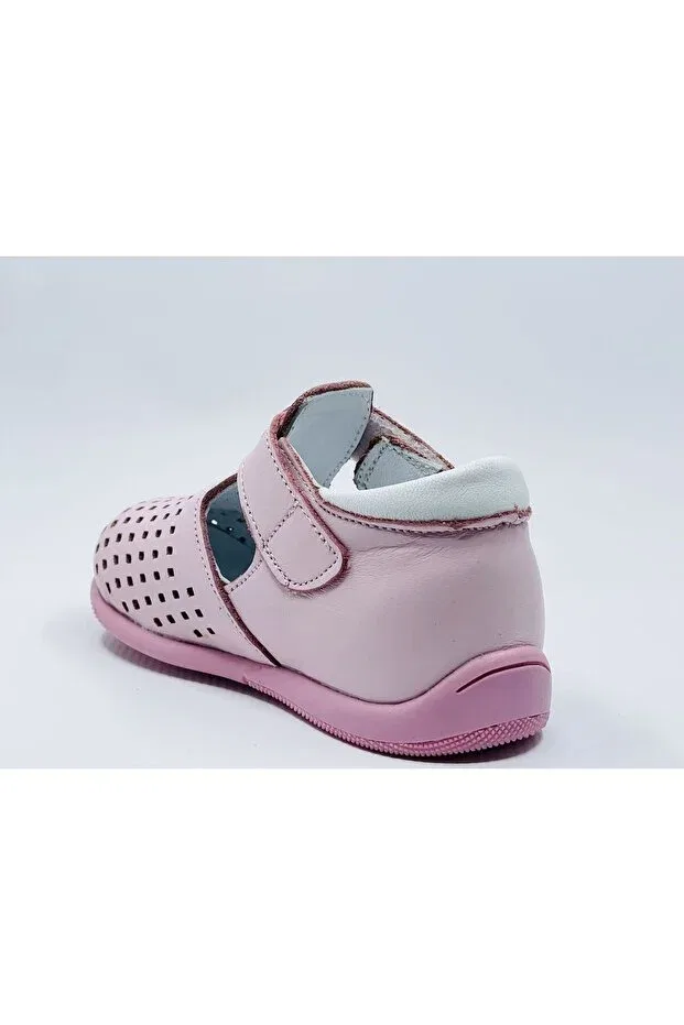 Детские туфли для девочек кожаные Ridente, Pink — фото 4