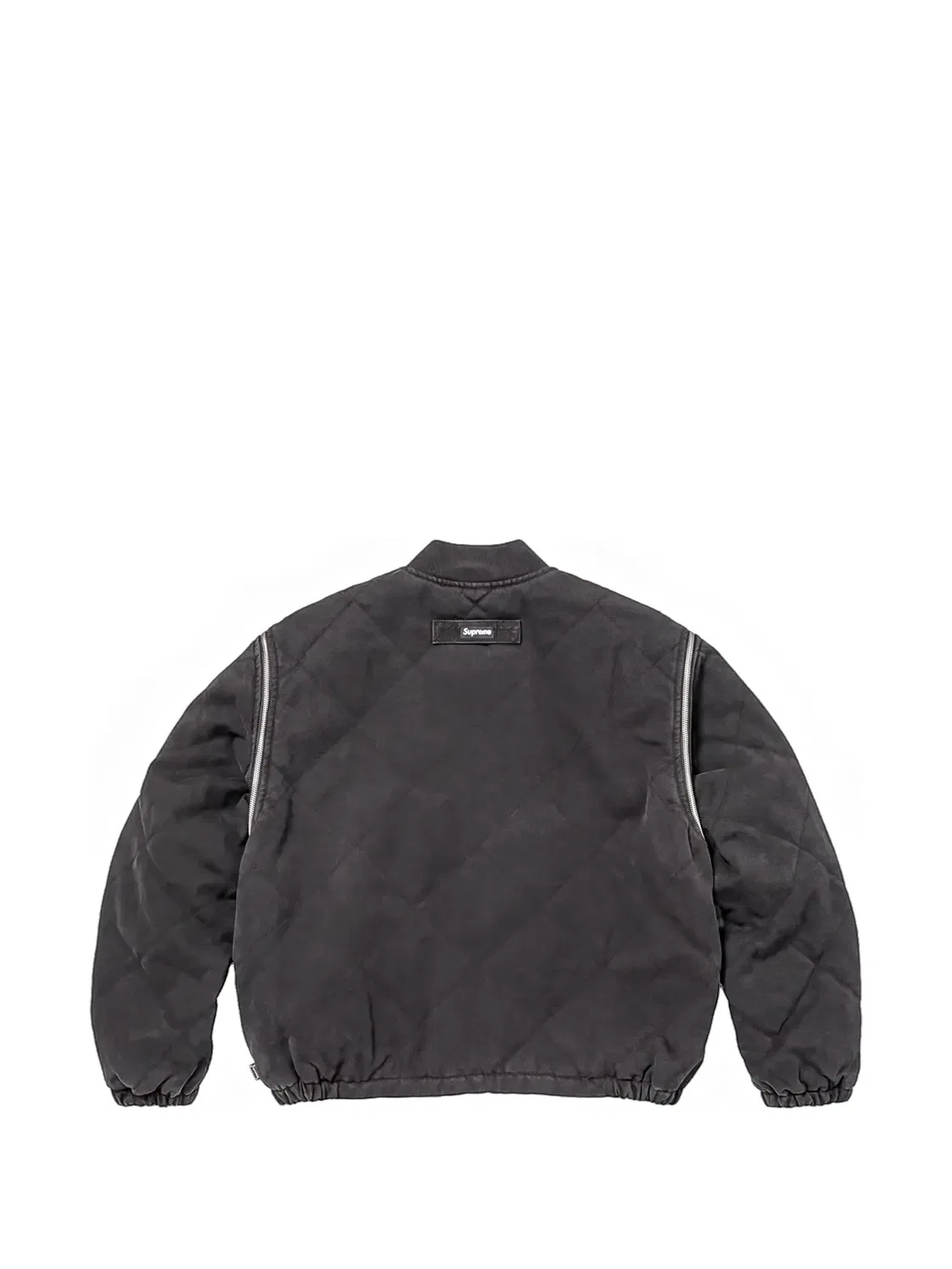Стеганая куртка-бомбер Supreme, черный — фото 2