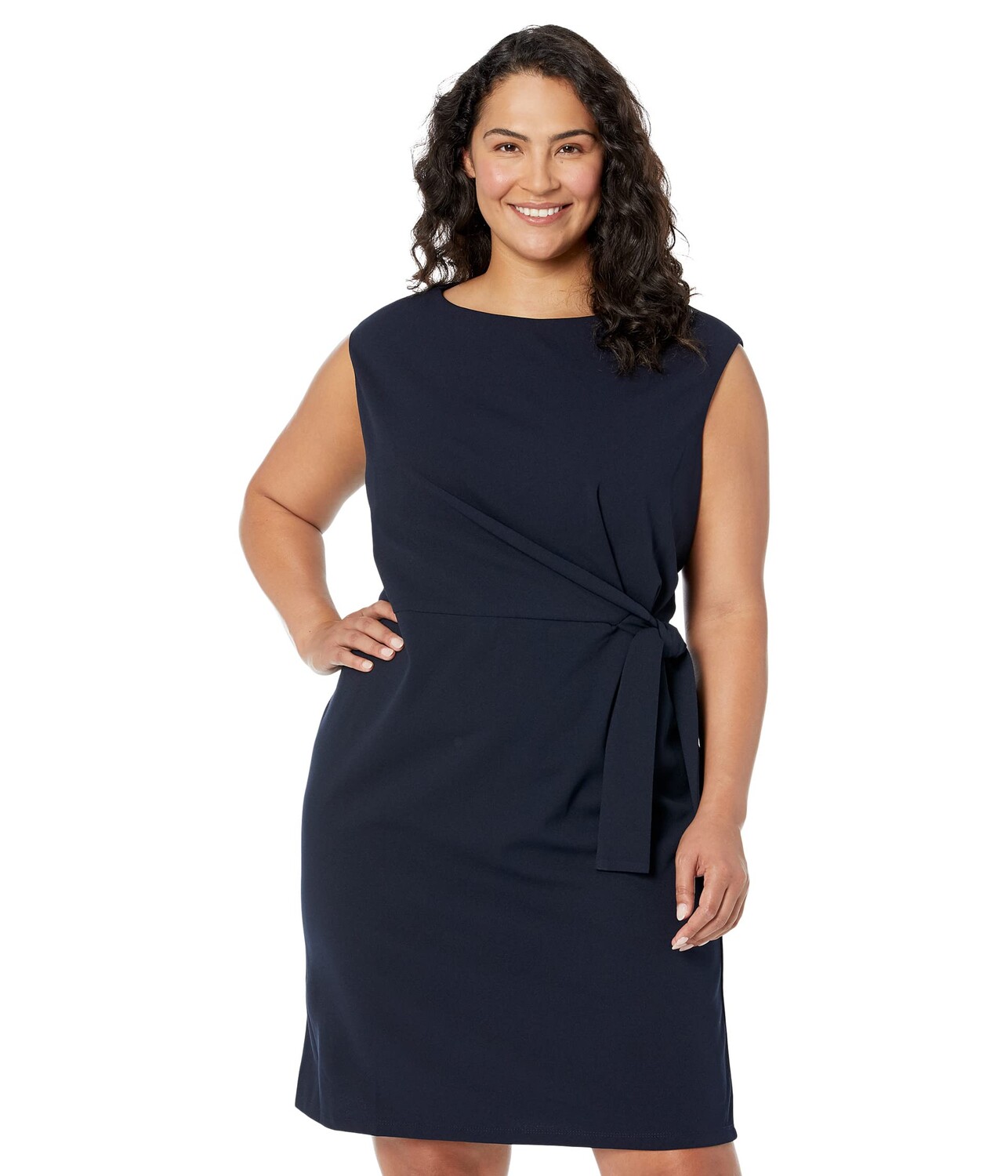 

Платье Donna Morgan, Plus Size Mini Dress with Twist