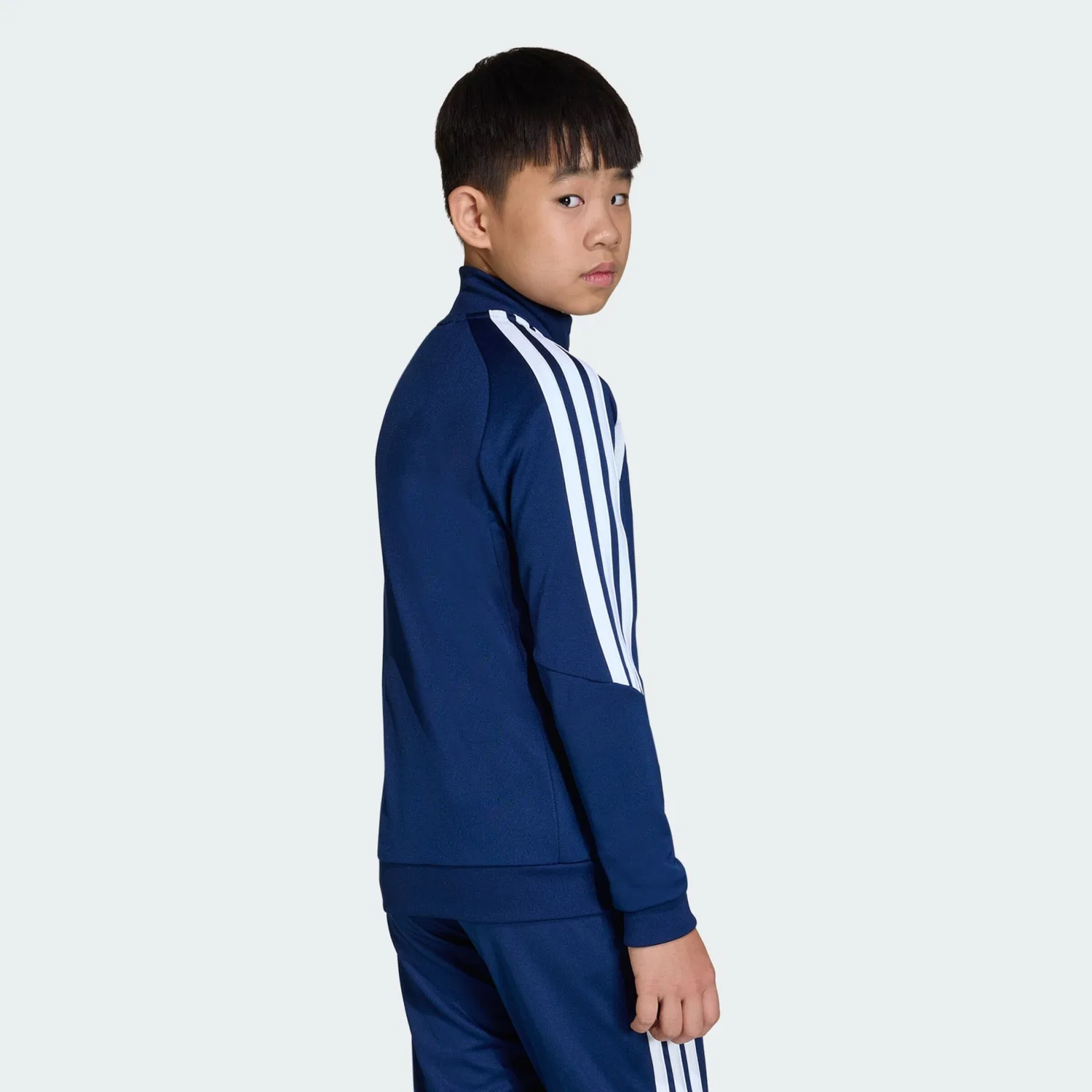 Толстовка на молнии Adidas Performance Athletic Tiro26 League темно-синего цвета — фото 3