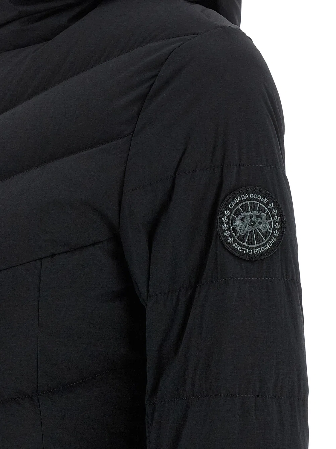 Пуховик Clair Canada Goose, черный — фото 4