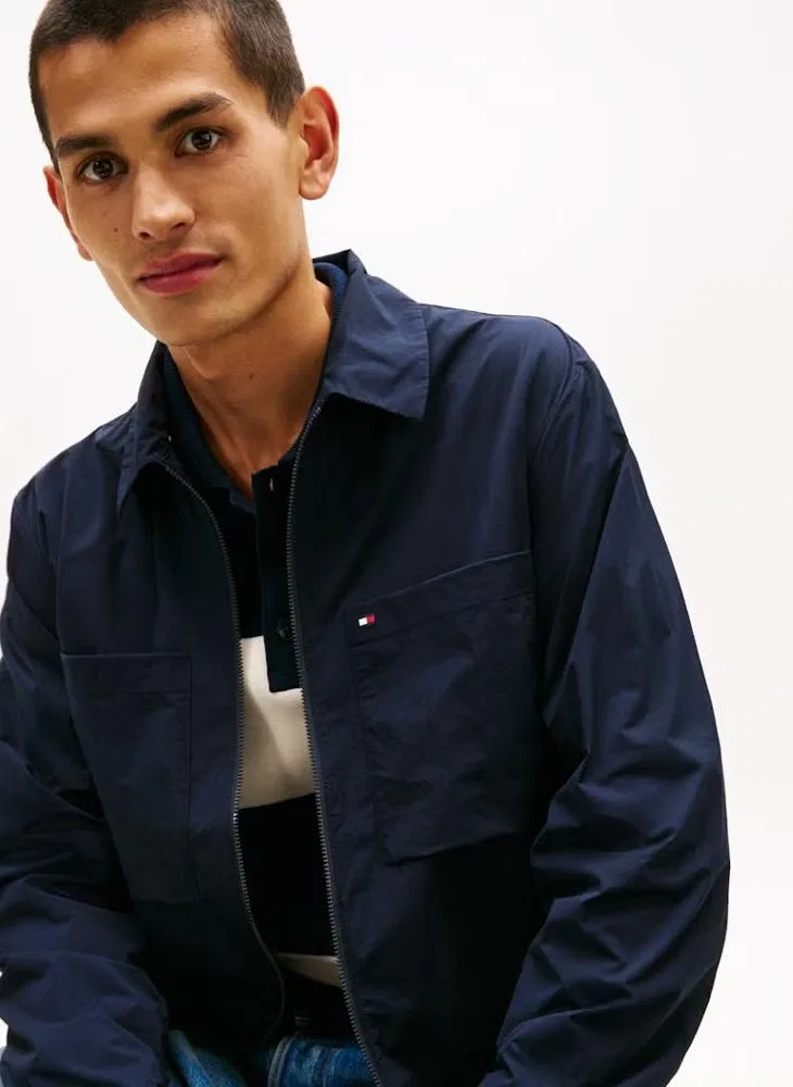 Куртка на молнии Essential Tommy Hilfiger, голубой — фото 3