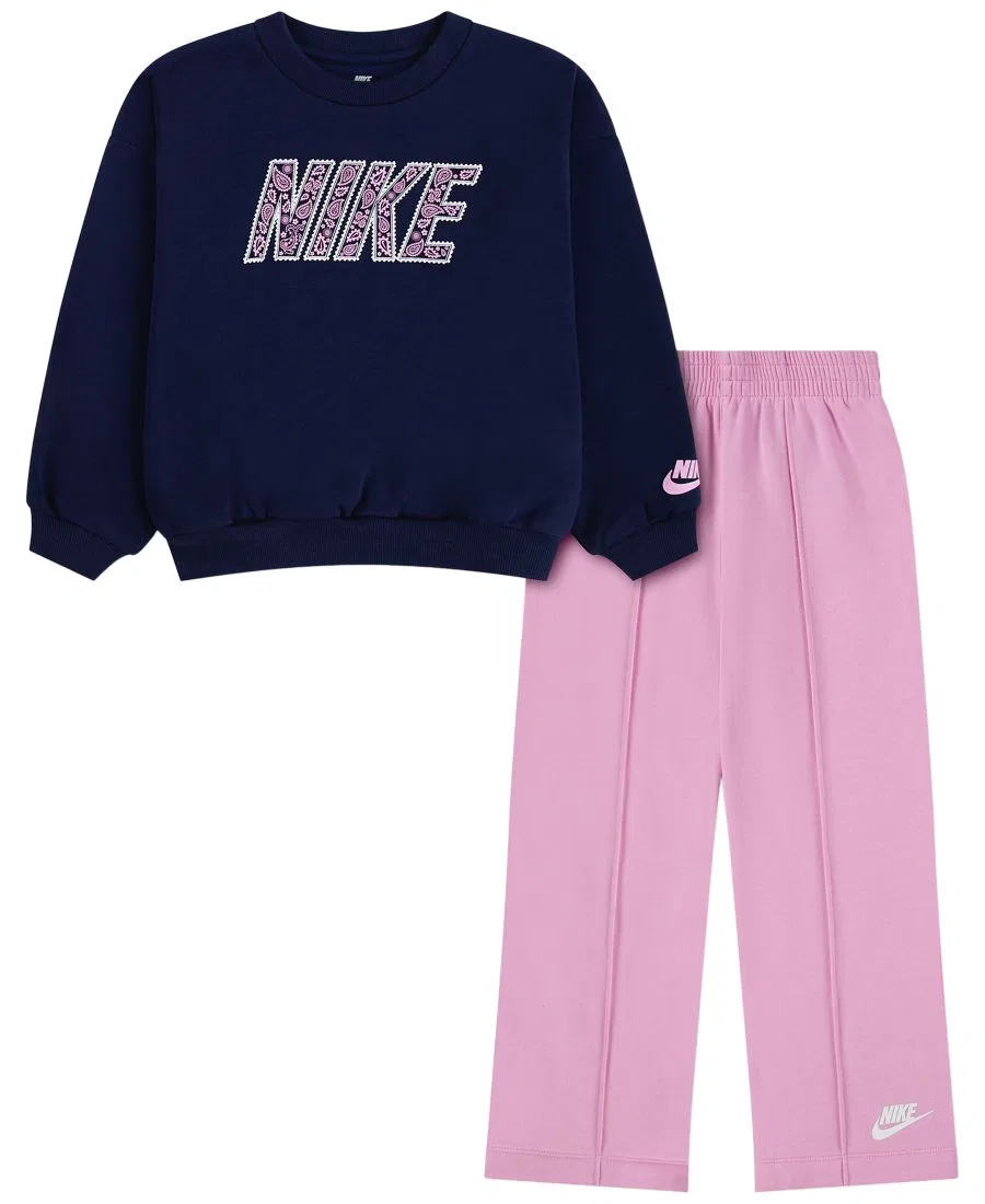 Комплект из топа и брюк Retro Remix Nike, Pink Rise