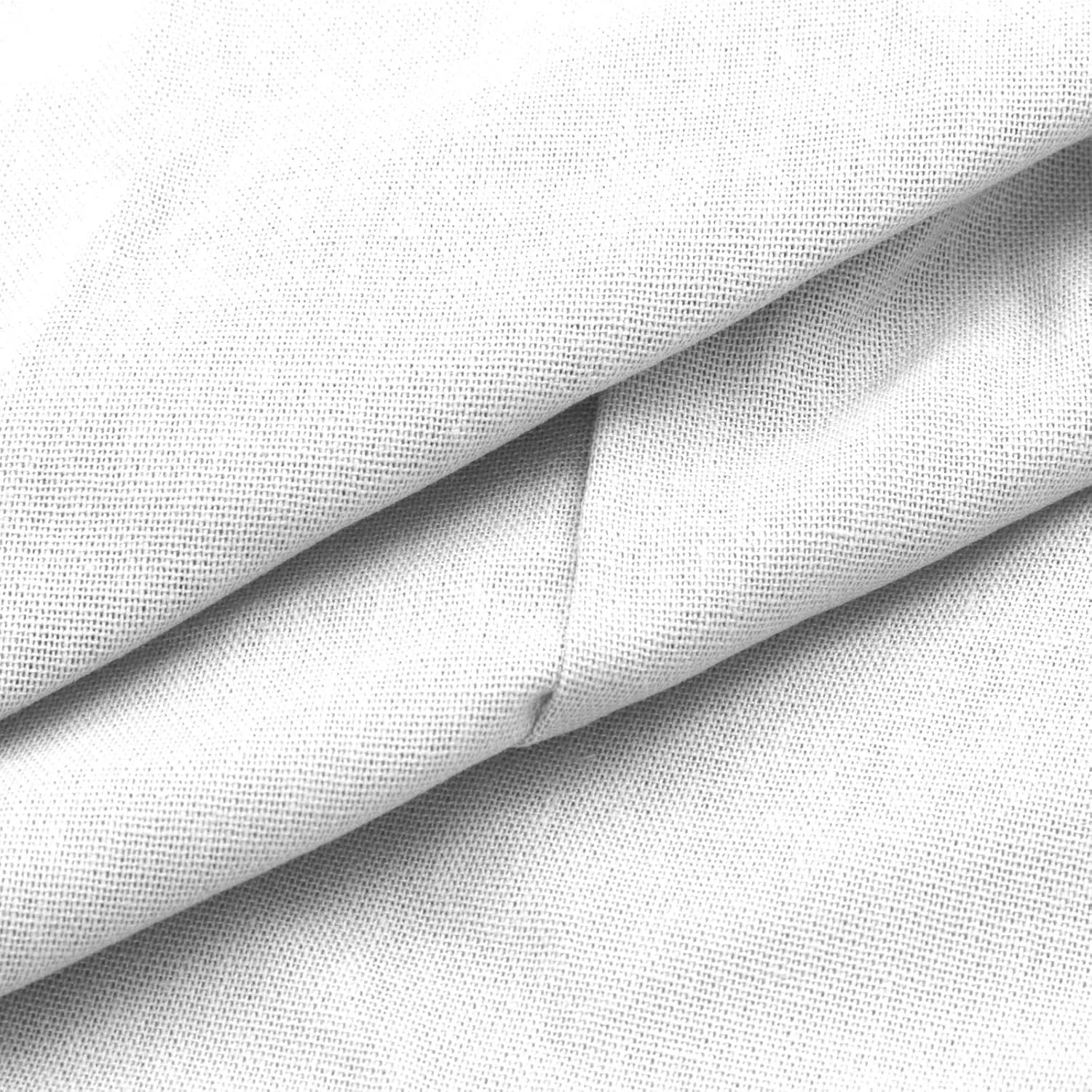 Женское платье миди V-образным вырезом Cotton Linen, White — фото 4