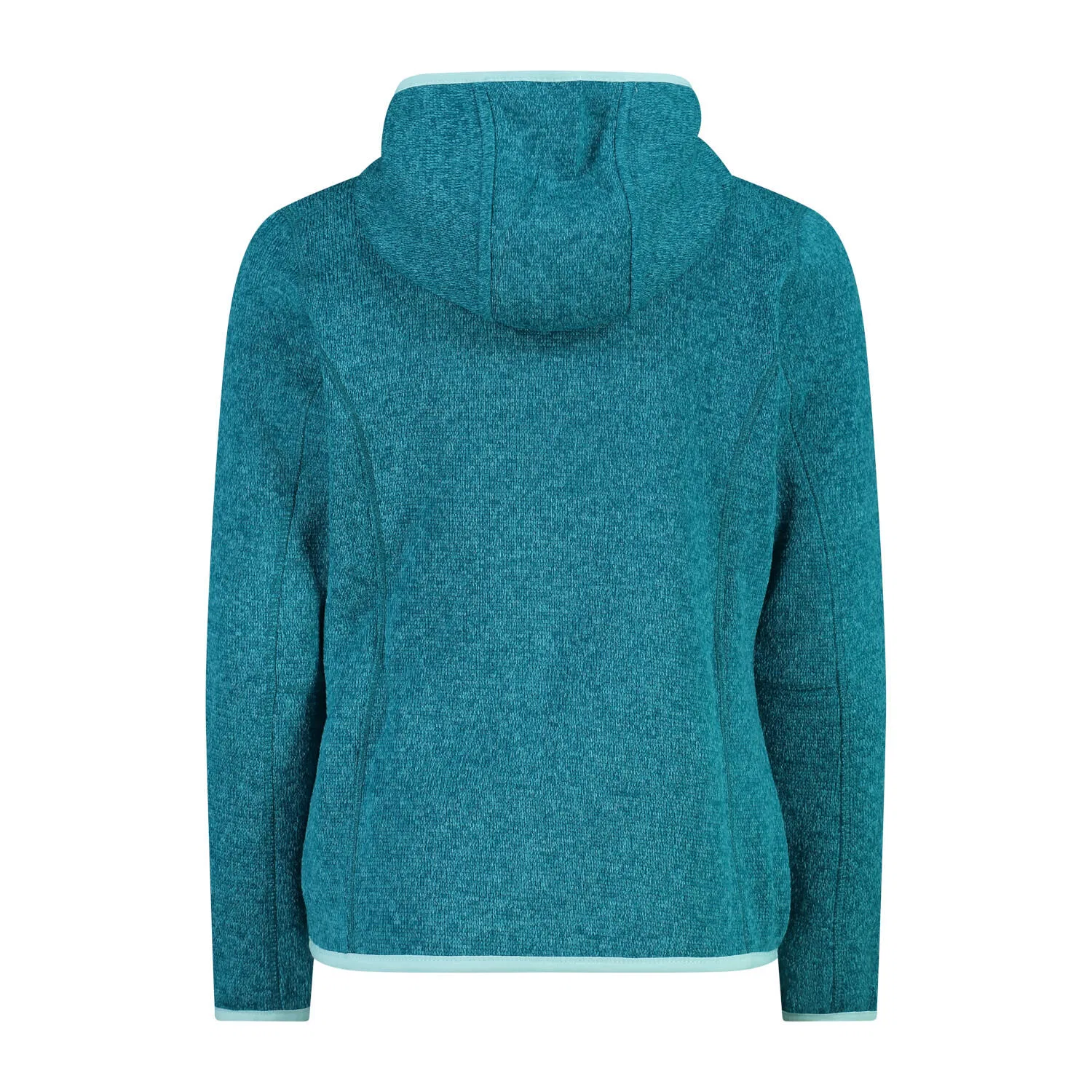 Детская флисовая куртка с капюшоном Fix Hood Cmp, Turkis Pastellblau Weiss — фото 4