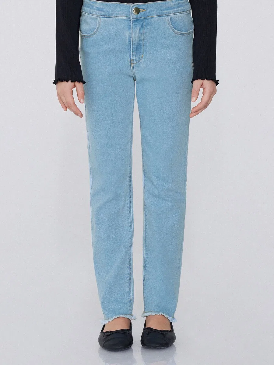 Джинсы Tezenis Regular Jeans светло-голубого цвета — фото 3