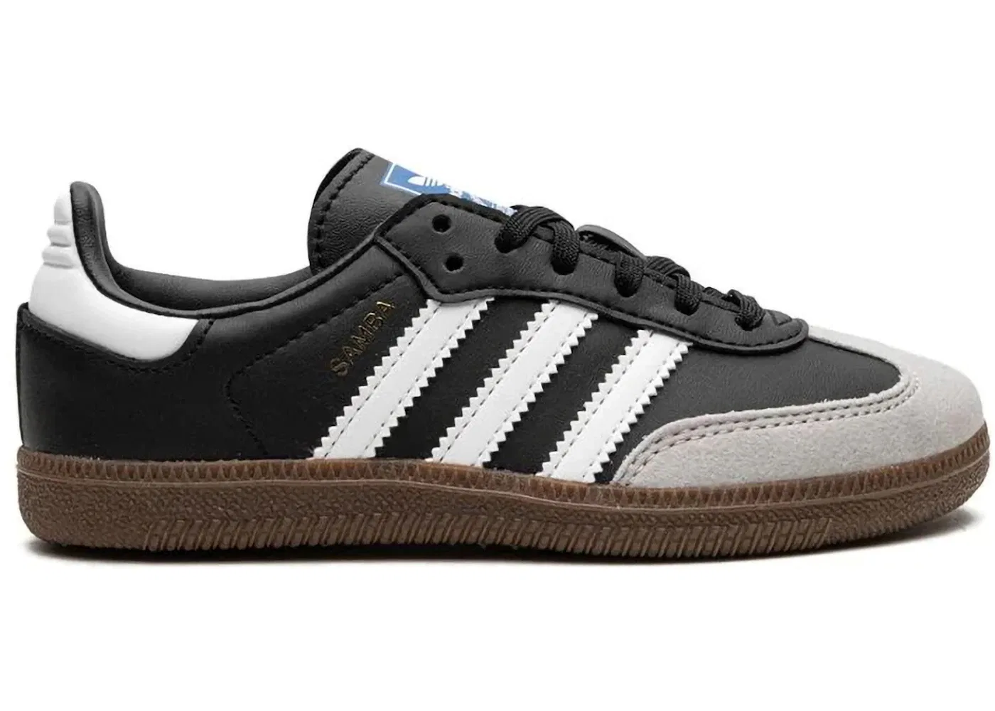 Детские кроссовки Lifestyle с длинным рукавом Adidas Samba OG, Core Black/Cloud White/Gum